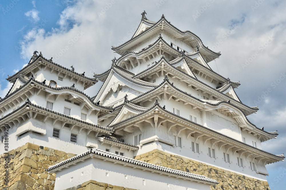 姫路城の天守閣 姫路城の天守閣