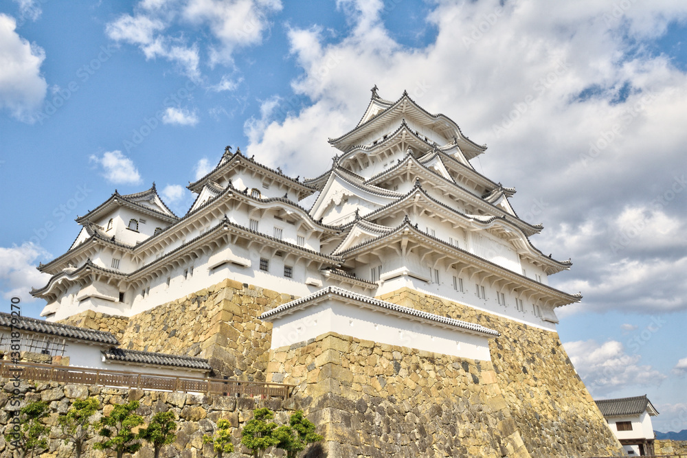 姫路城の天守閣 姫路城の天守閣