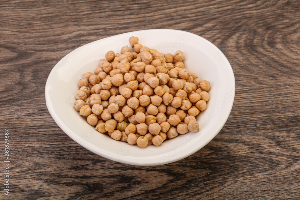 Vegan cuisine - Dry chickpea heap Vegan cuisine - Dry chickpea heap