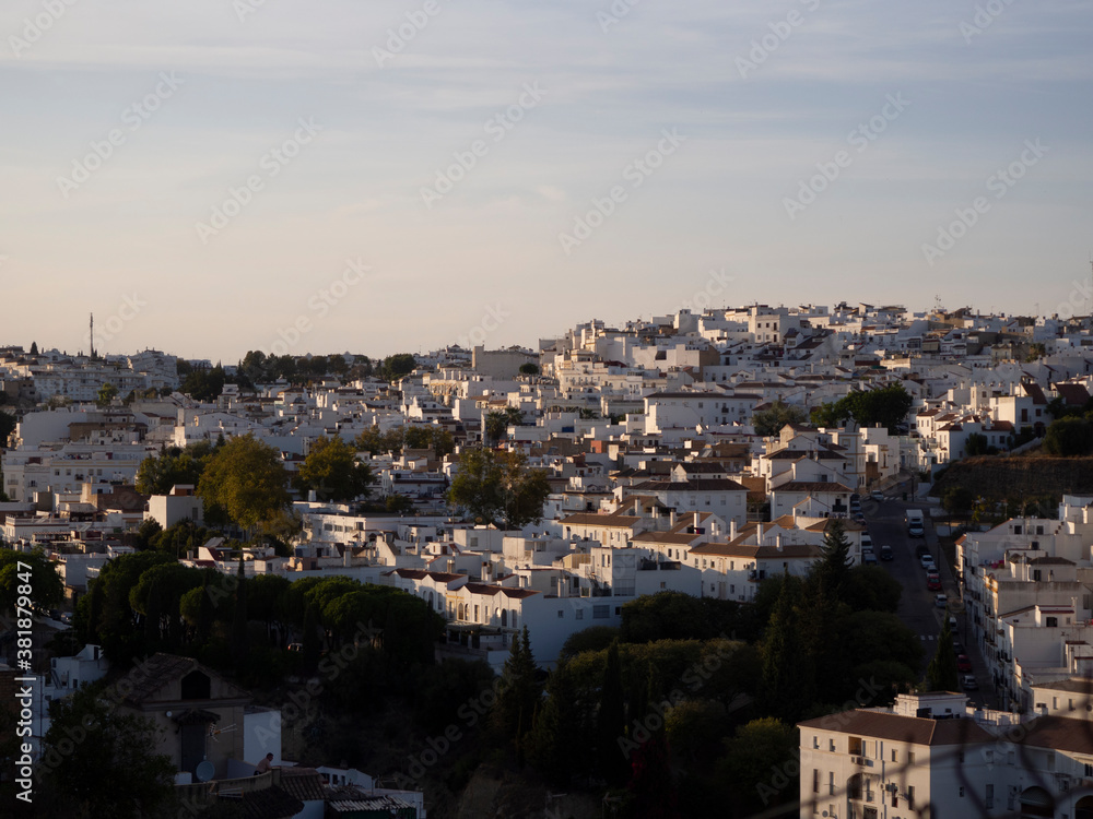 Vista del paisaje de Arcos de la Frontera Vista del paisaje de Arcos de la Frontera