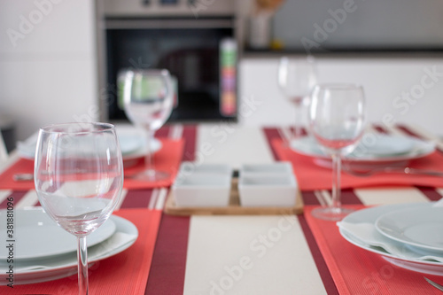 Table set on the kitchen © Mauro Rodrigues