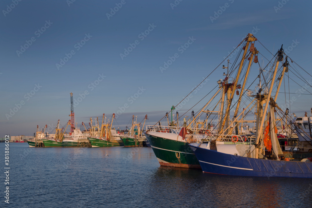 Fishing boats at Port of Harlingen Friesland. Harbour. Waddenzee.. Noordzee. Netherlands. Fishing boats at Port of Harlingen Friesland. Harbour. Waddenzee.. Noordzee. Netherlands.