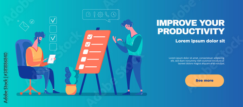 Time Management Horizontal Banner