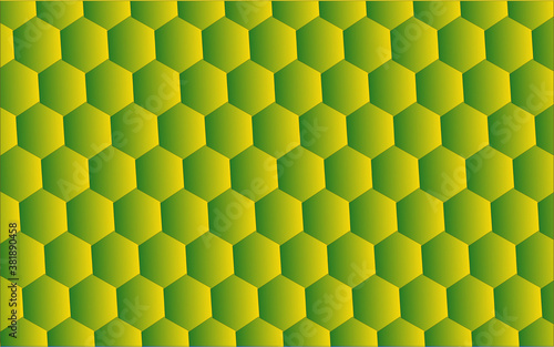 abstract background with hexagons