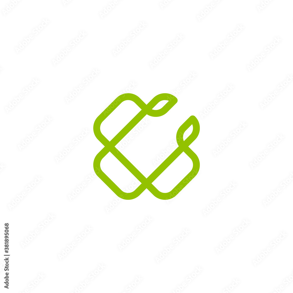 the letter c and letter x logo from single line the letter c and letter x logo from single line