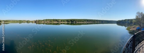 Musaozu lake in the Eskisehir Turkey on Porsuk river in the morning