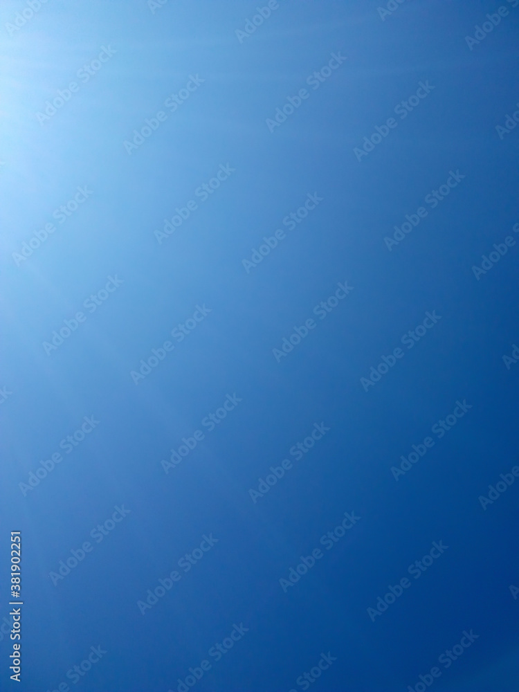 Amazing view of blue clear sky Amazing view of blue clear sky