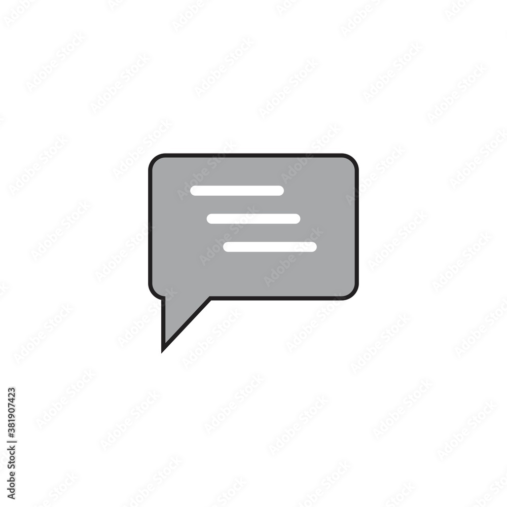 chat icon vector chat icon vector