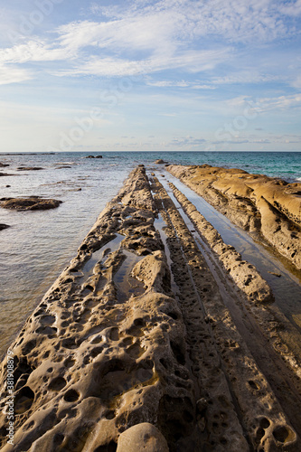 Smooth rock beach borneo malaysia