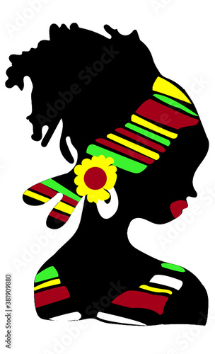 Mujer Morena silueta