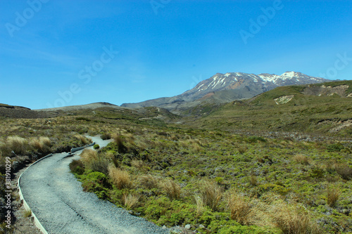 Billede på lærred mount Ruapehu in Tongariro NP NZ
