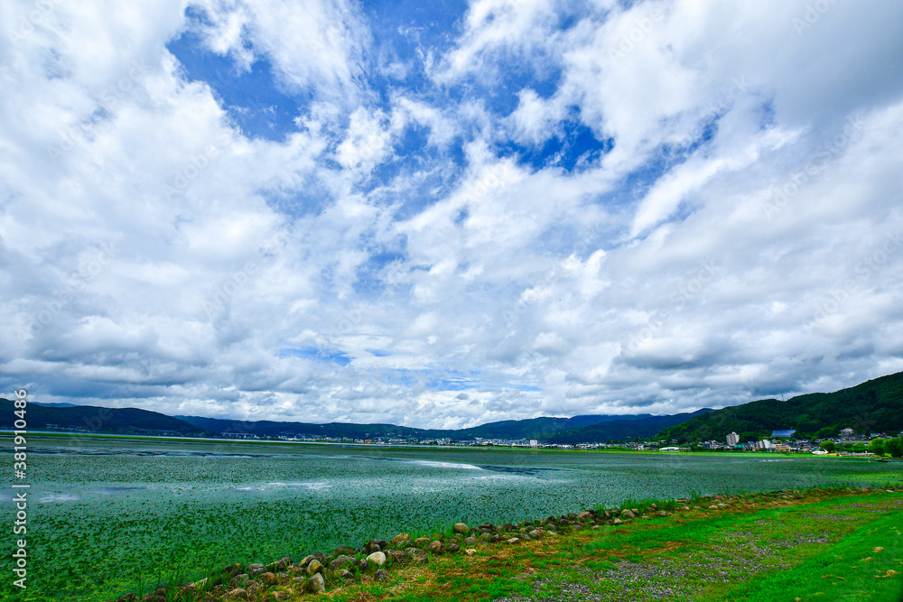 Fototapeta premium 諏訪湖