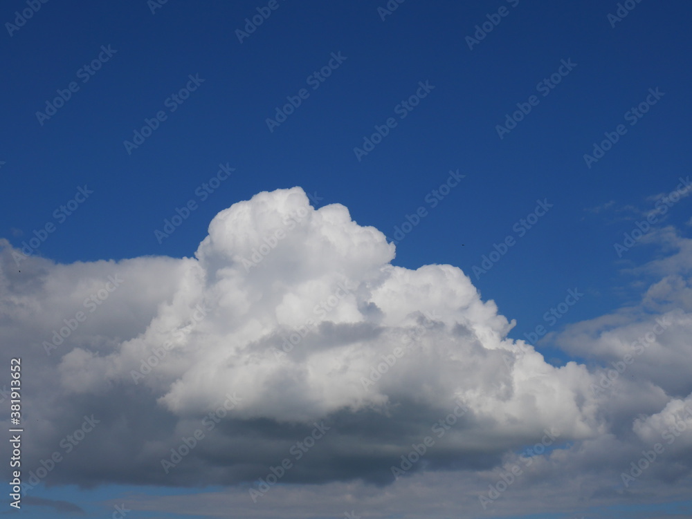 blue sky with clouds