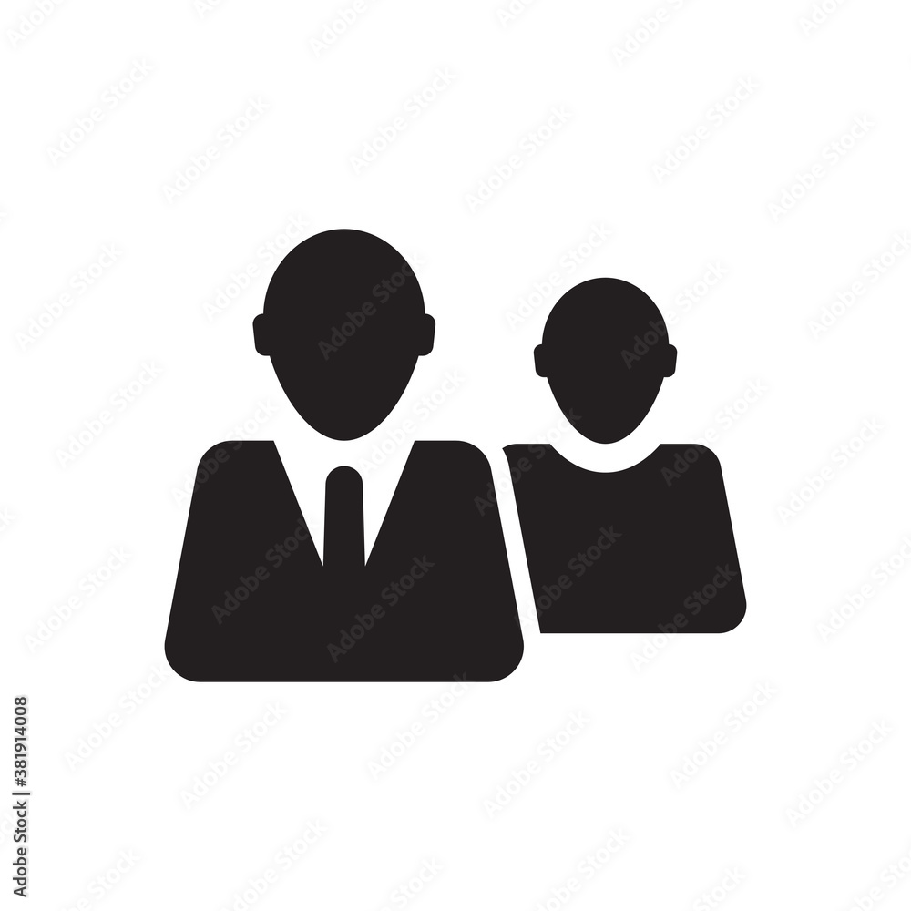 business man team icon people symbol business man team icon people symbol
