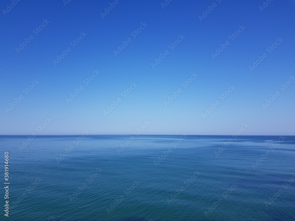 blue sky and sea