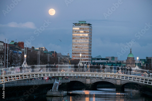 Photography Full moon in Dublin