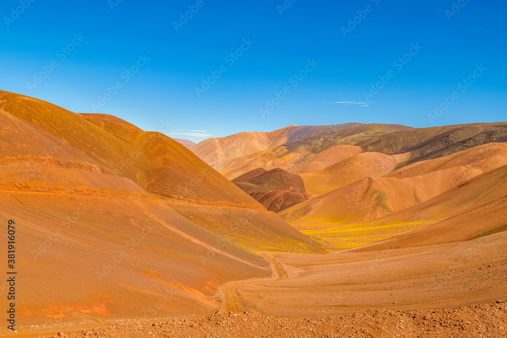 Colored Mountains Landscape, La Rioja, Argentina