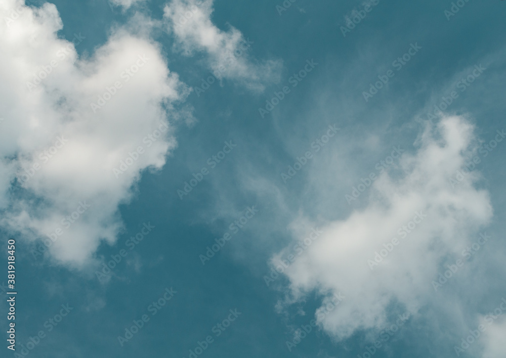 Obraz premium blue sky with clouds