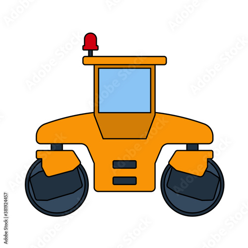 Icon Of Road Roller
