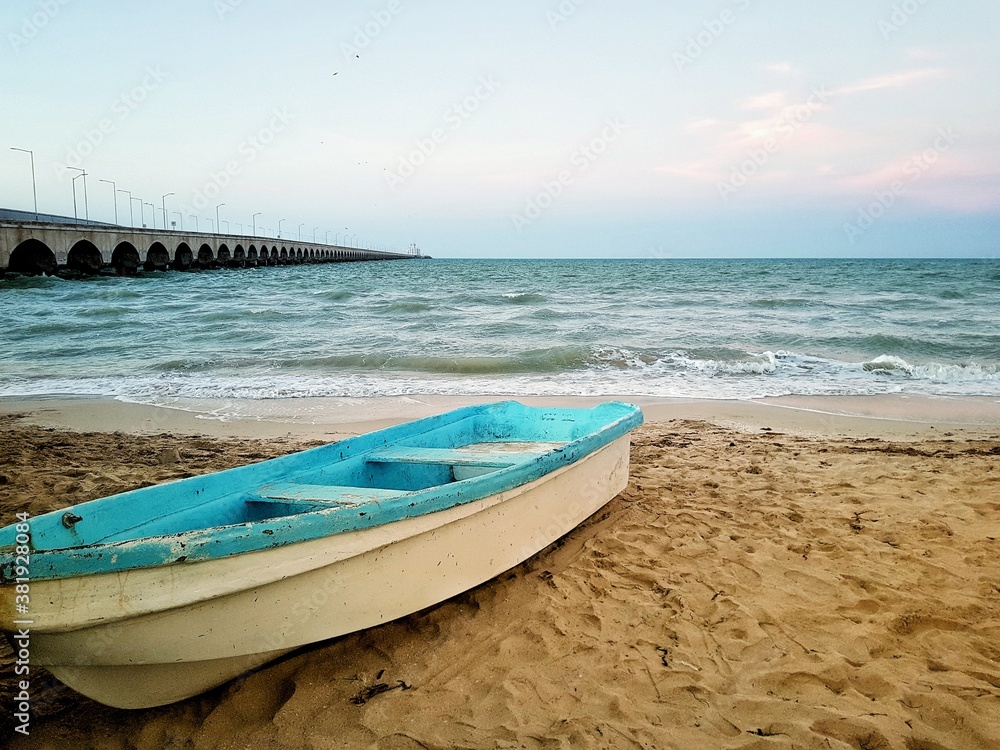 boats on the beach