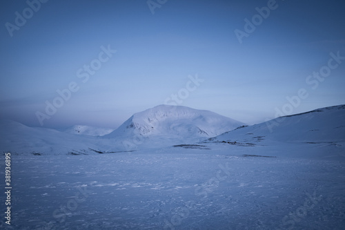 Snow Covered Landscape and Mountain © Nektarstock