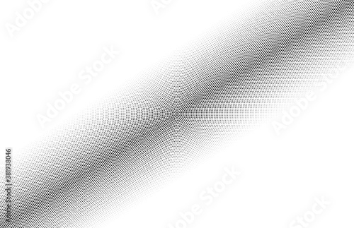 Triangles halftone vector illustration. Triangle geometric background texture and pattern