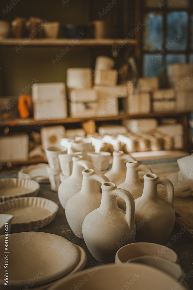 Fototapeta premium Ceramic workshop 