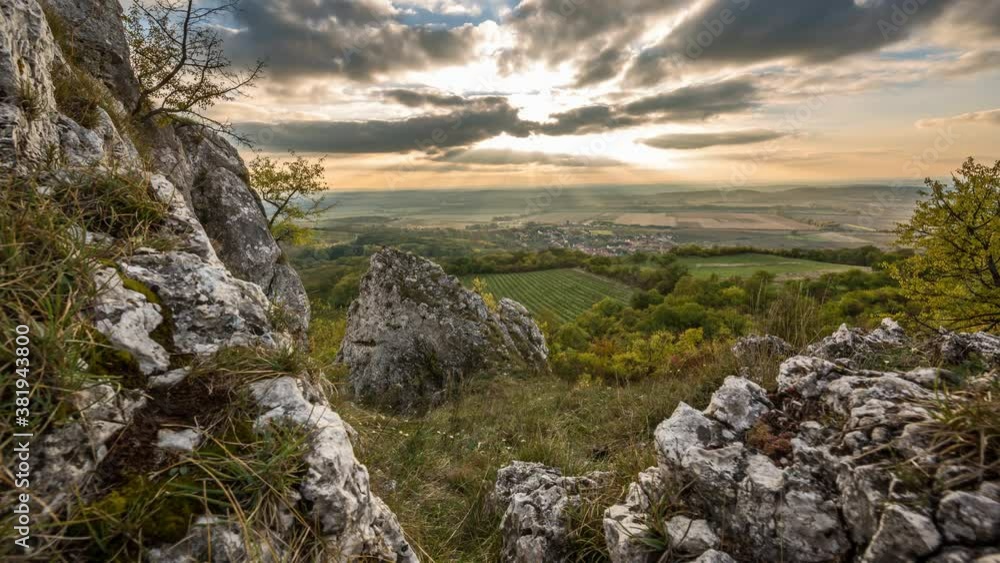 Time lapse of a mountain landscape in the Czech Republic Time lapse of a mountain landscape in the Czech Republic