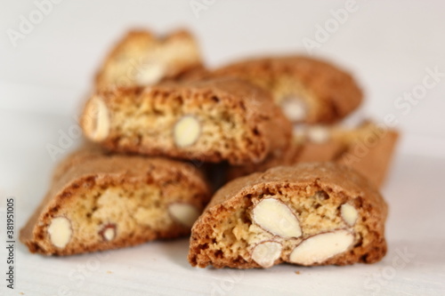 Italian almond biscuits cantuccini