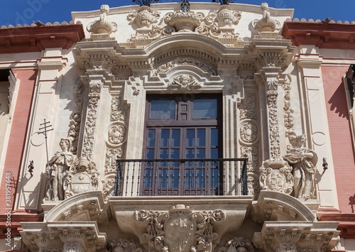 Archbishop Palace facade. Seville, Spain photo