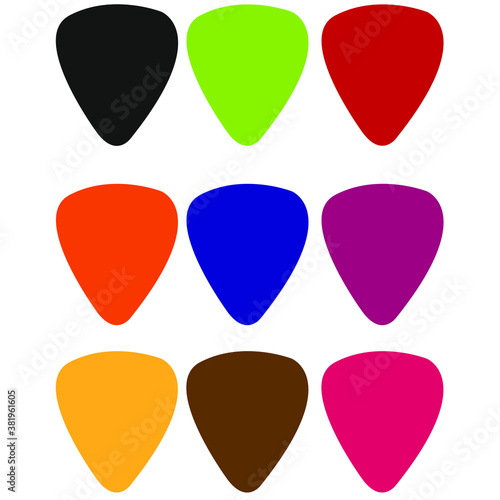 Plumillas de guitarra