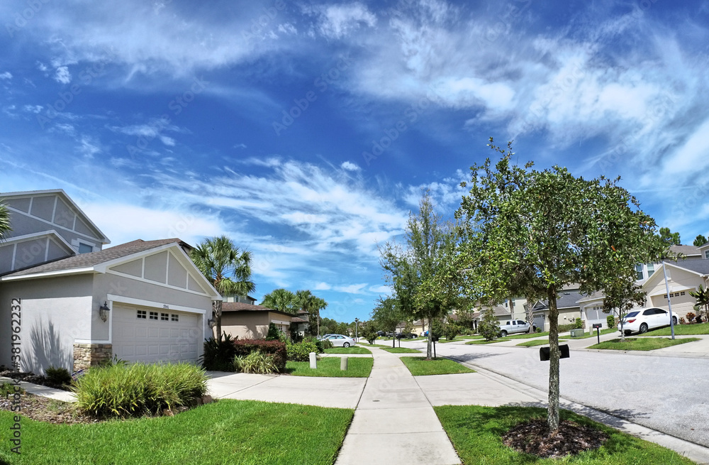 Fototapeta premium beautiful cloud in summer in Florida