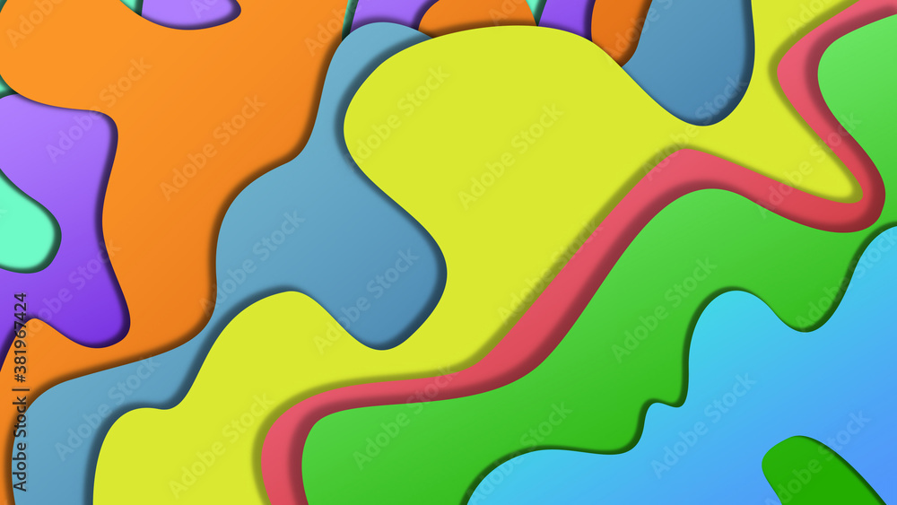 simple abstract colorful background ideas