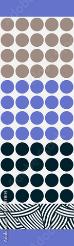 seamless colorful polka dot textile design