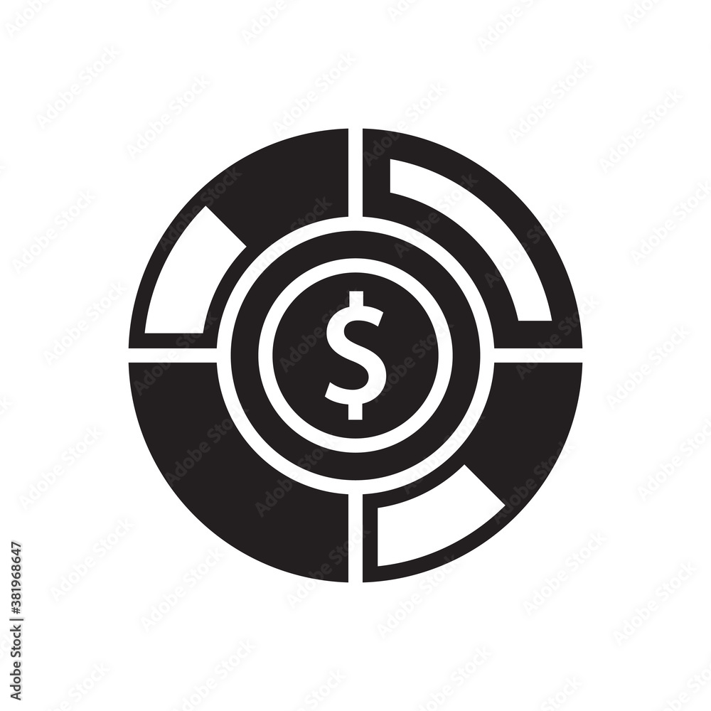 finance diagram circle icon - business pie chat icon symbol finance diagram circle icon - business pie chat icon symbol