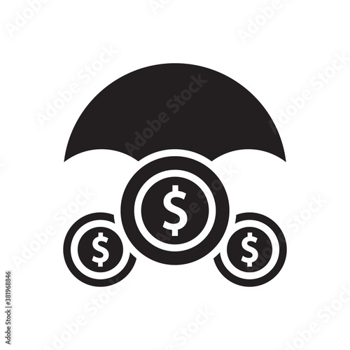 investment security icon - safe money icon