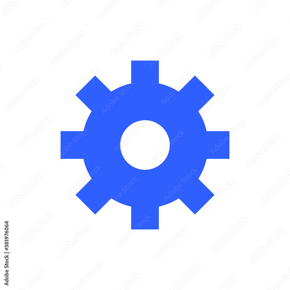 setting tools icon vector blue and black setting tools icon vector blue and black