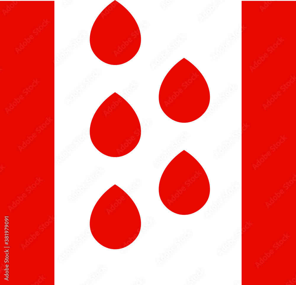 Fototapeta premium 485c period. menstruation, blood. a new shade of red. relation of the female body. fashion 2020. support for women, feminism. physiology of the female body. help women. monthly. eps 10 vector