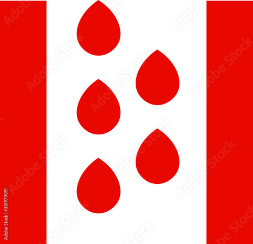 485c period. menstruation, blood. a new shade of red. relation of the female body. fashion 2020. support for women, feminism. physiology of the female body. help women. monthly.  eps 10 vector