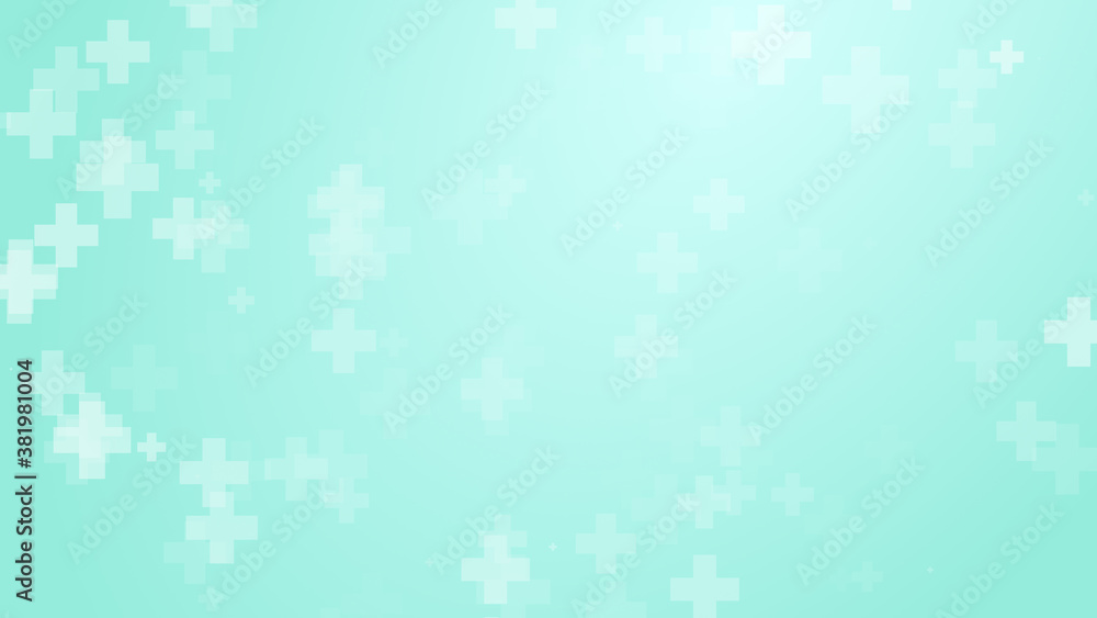 Abstract medical green blue cross pattern background. Abstract medical green blue cross pattern background.