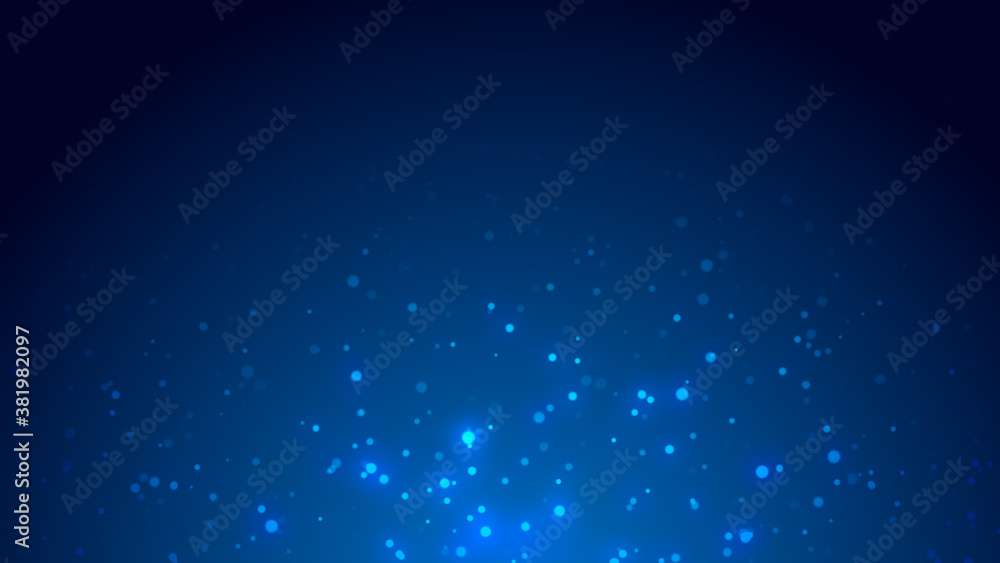 Fototapeta premium Dot white blue pattern screen led light gradient texture background. Abstract technology big data digital background. 3d rendering.