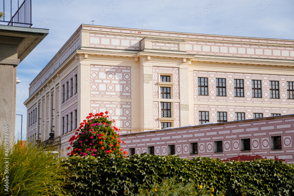 Czech real grammar school, gymnasium in Duchcov, Northern Bohemia, Czech Republic