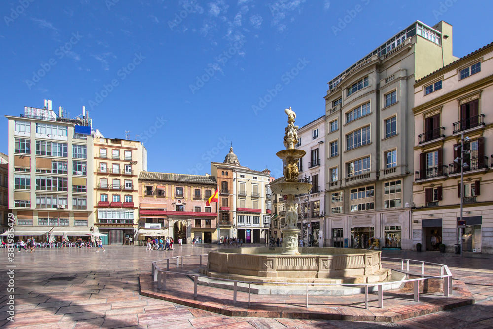 Constitution Plaza Malaga, Spain