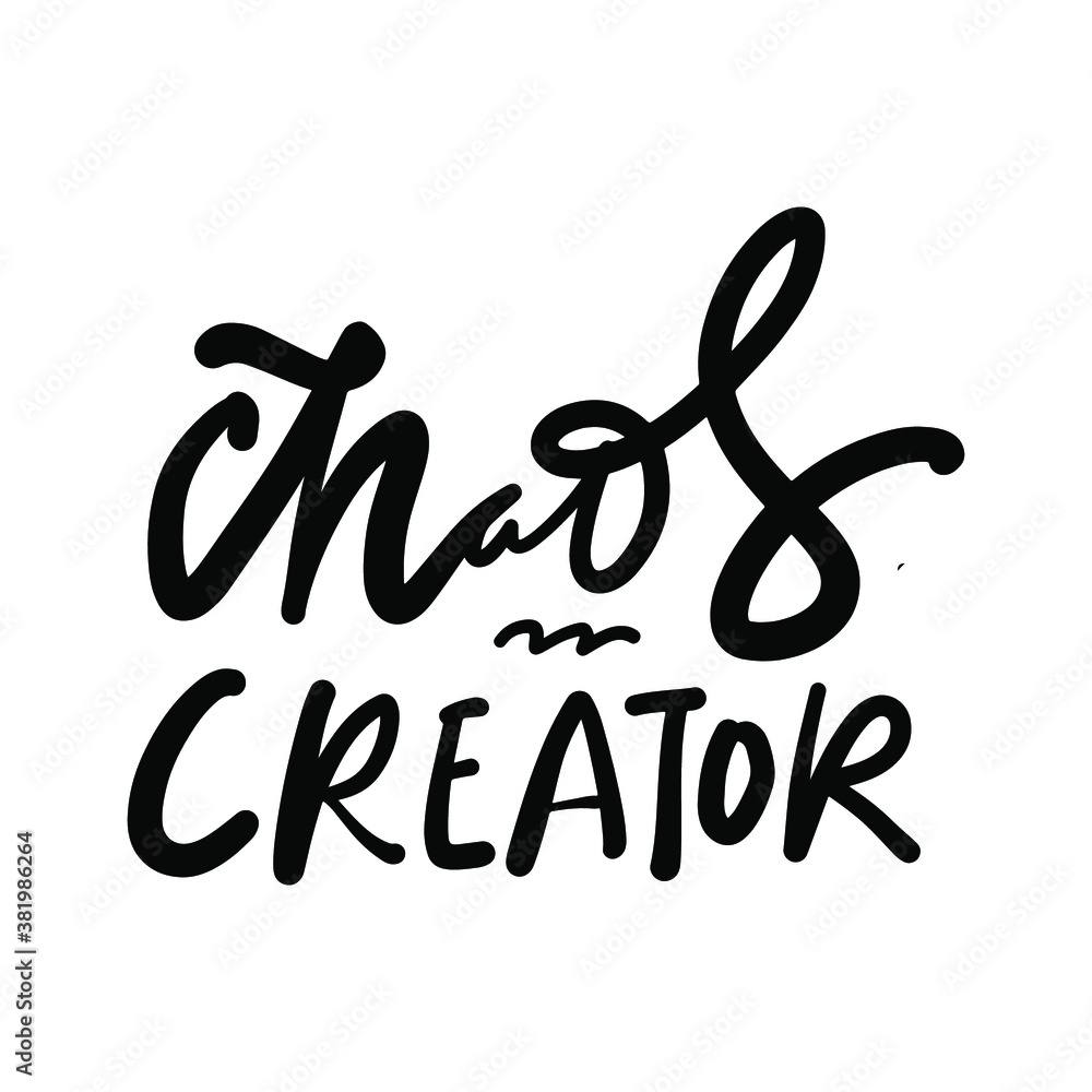 Naklejka premium Hand lettering. Baby t-shirt quote.