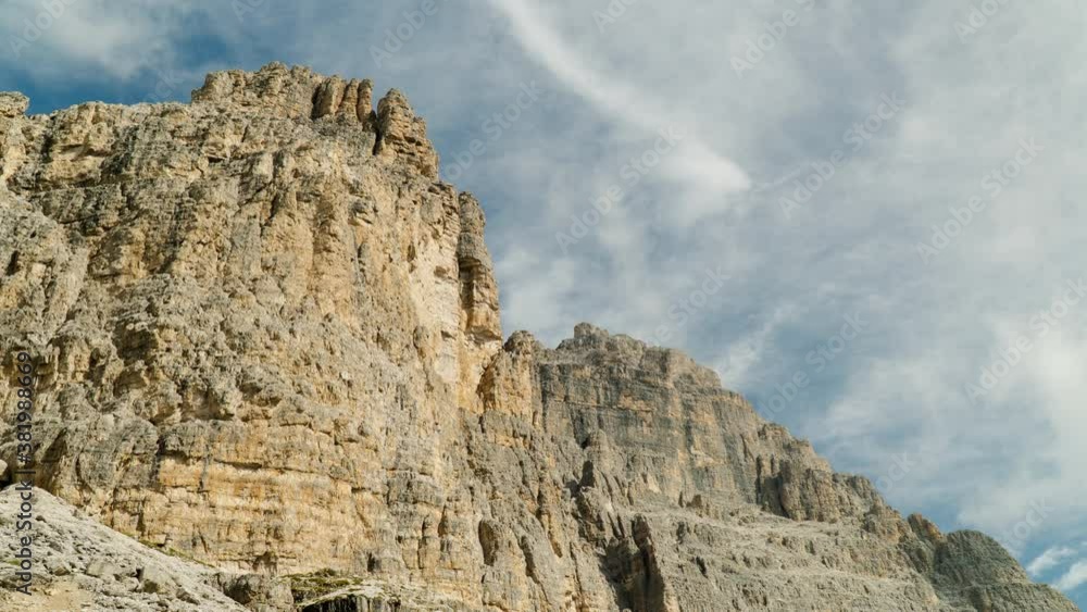 time lapse of clouds building at tre cime di lavaredo, 4k time lapse of clouds building at tre cime di lavaredo, 4k