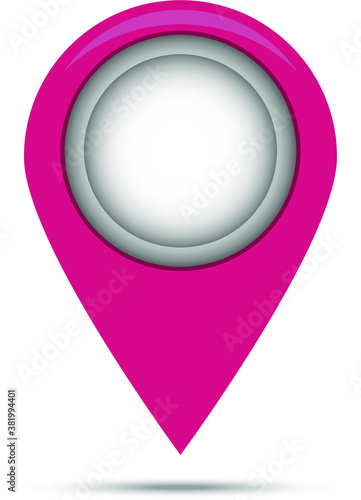 map markers illustration vector graphics icon