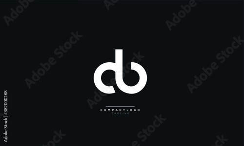 CB, BC , C, B Letter Business Logo Design Alphabet Icon Vector Monogram