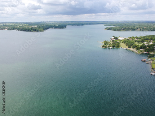 Moss Lake Texas Drone Luftaufnahme