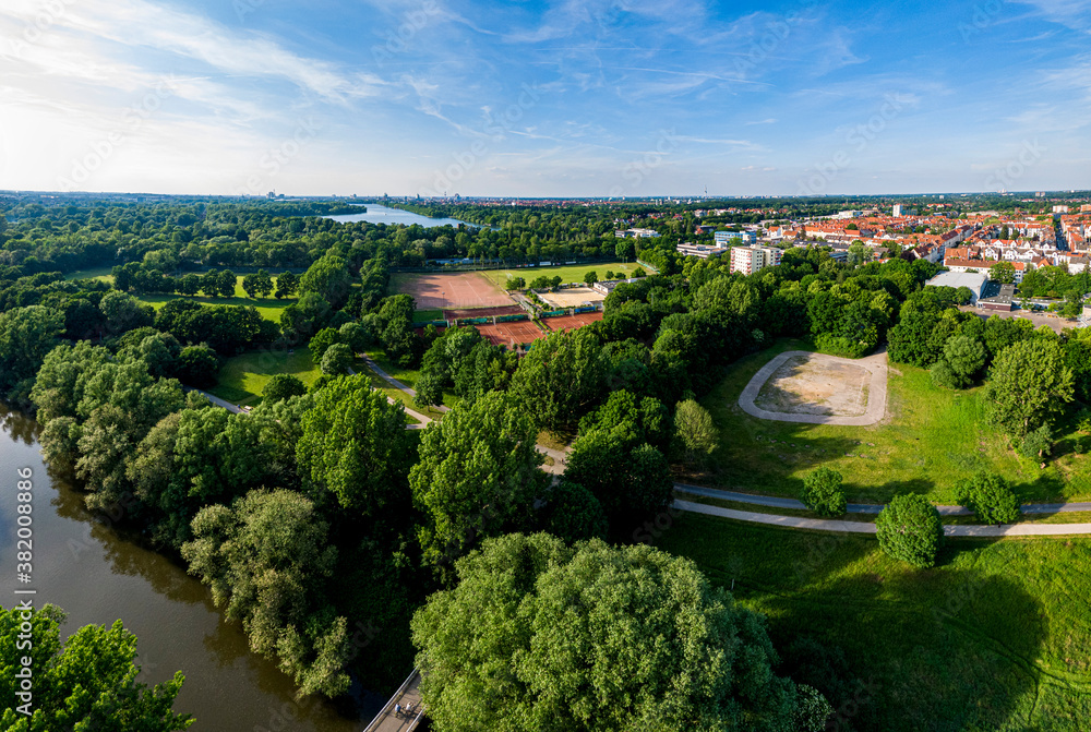 Hannover - Panorama - Drohnenaufnahme