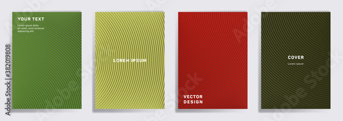 Radial semicircle geometric lines patterns.